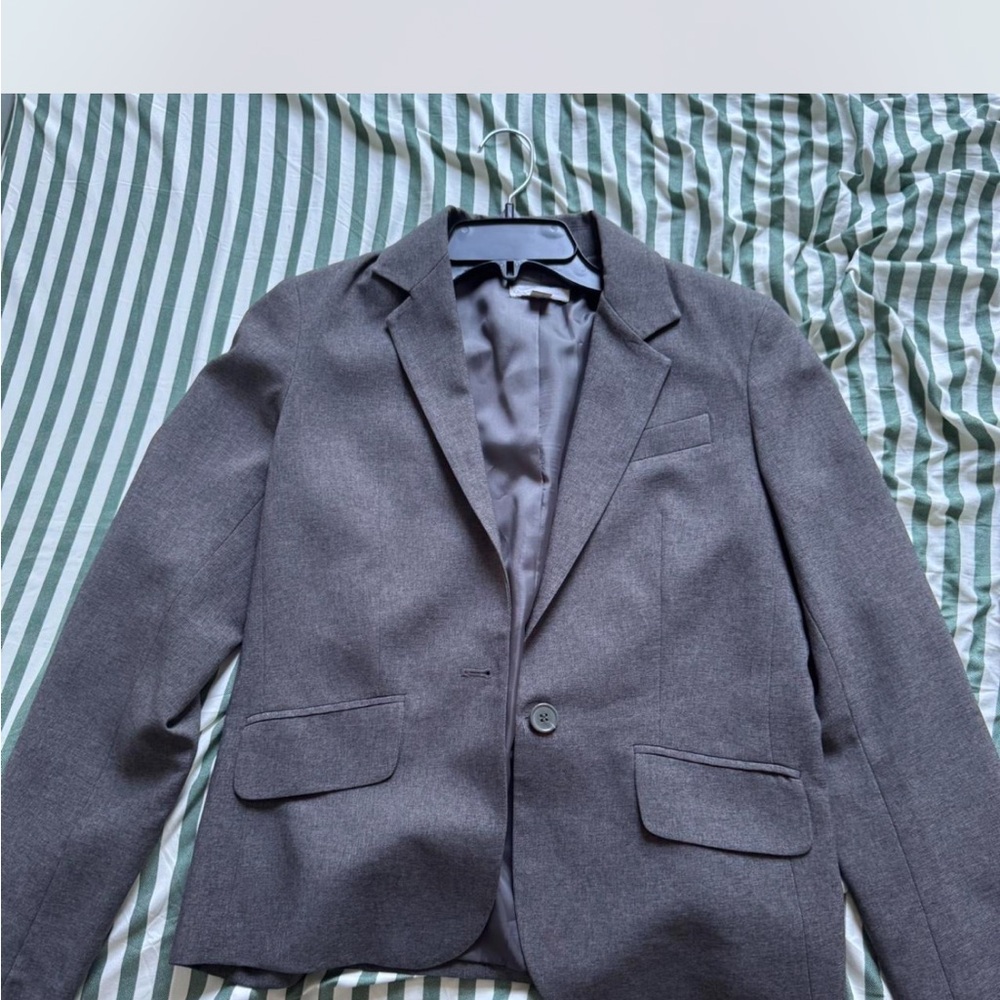 Womens Gray Blazer